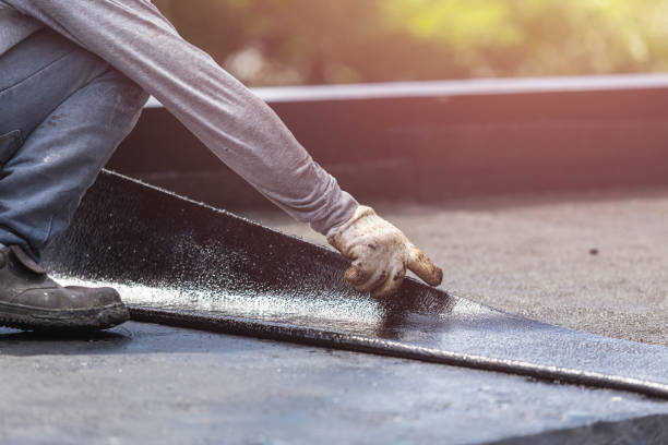 Professional Exterior Waterproofing technician working in Newport, IN